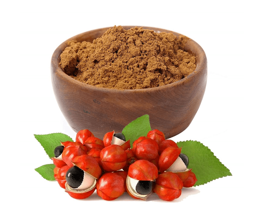 Guarana -Früchte im Gigantgel